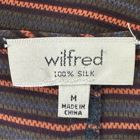 Aritzia Wilfred Silk Camisole Top Stripe - Picture 5 of 5